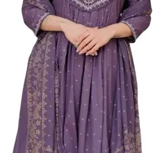 Arayna Cotton Anarkali Set